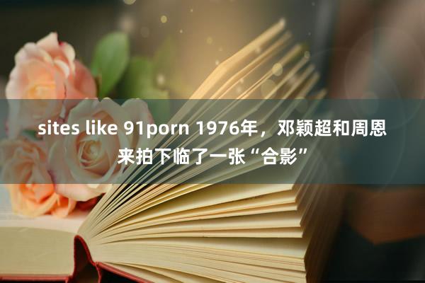 sites like 91porn 1976年，邓颖超和周恩来拍下临了一张“合影”