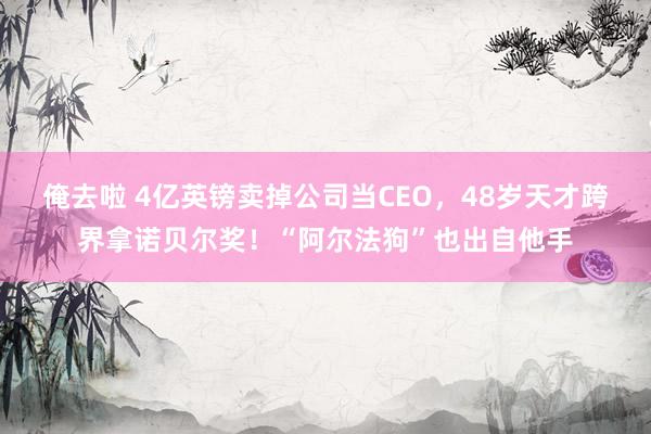 俺去啦 4亿英镑卖掉公司当CEO，48岁天才跨界拿诺贝尔奖！“阿尔法狗”也出自他手