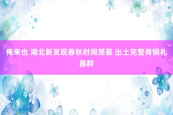 俺来也 湖北新发现春秋时间楚墓 出土完整青铜礼器群